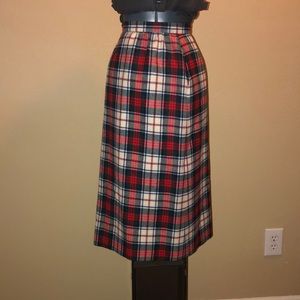 Vintage Pendleton macduff tartan skirt